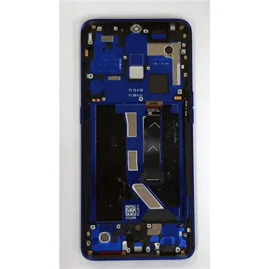 Pantalla lcd para Realme x2 pro RMX1931 mas tactil negro mas marco azul calidad premium