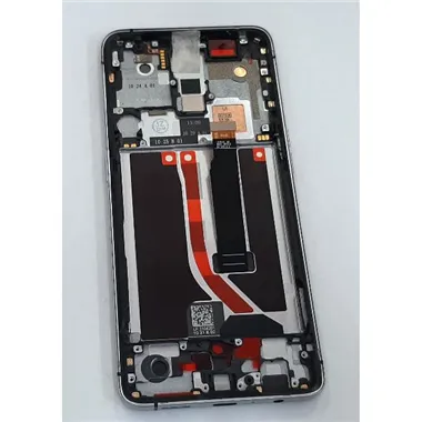 Pantalla oled para Realme x2 pro RMX1931 mas tactil negro mas marco plata remanufacturado compatible hehui