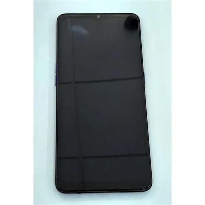Pantalla oled para Realme x2 pro RMX1931 mas tactil negro mas marco azul remanufacturado compatible hehui