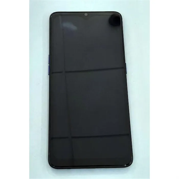 Pantalla oled para Realme x2 pro RMX1931 mas tactil negro mas marco azul remanufacturado compatible hehui