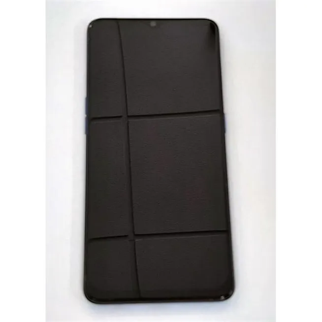 Pantalla lcd para Realme x2 pro RMX1931 mas tactil negro mas marco azul calidad compatible