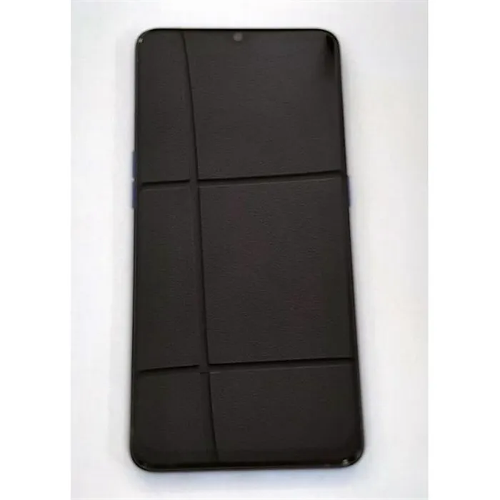 Pantalla lcd para Realme x2 pro RMX1931 mas tactil negro mas marco azul calidad compatible