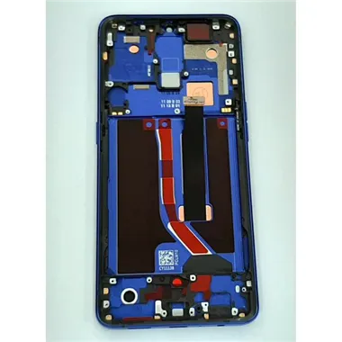 Pantalla lcd para Realme x2 pro RMX1931 mas tactil negro mas marco azul calidad compatible