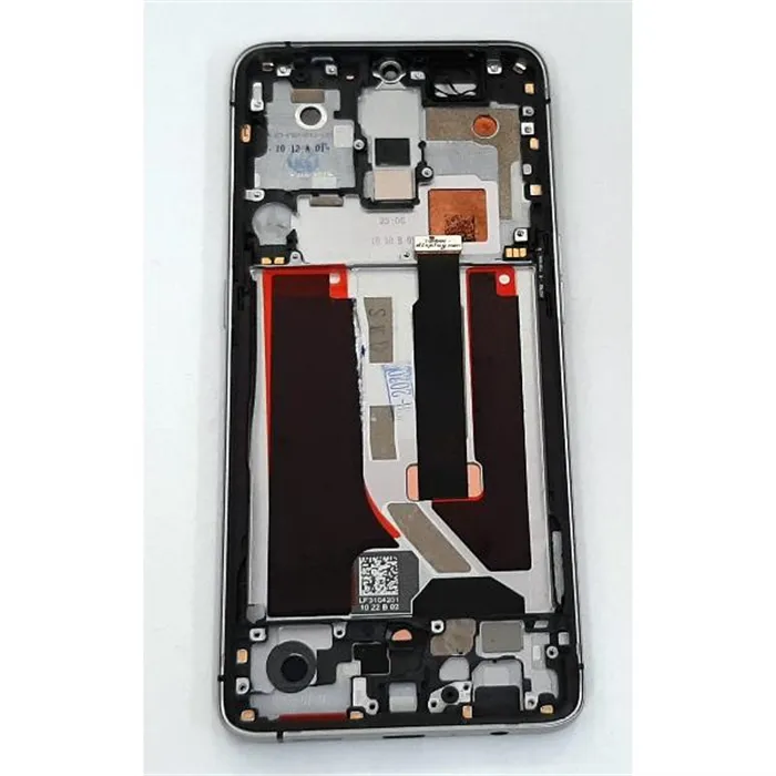 Pantalla lcd para Realme x2 pro RMX1931 mas tactil negro mas marco plata calidad compatible