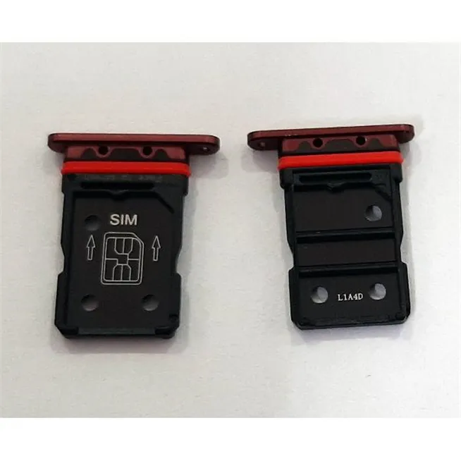 Soporte o bandeja single sim roja para Realme x50 Pro 5G calidad premium