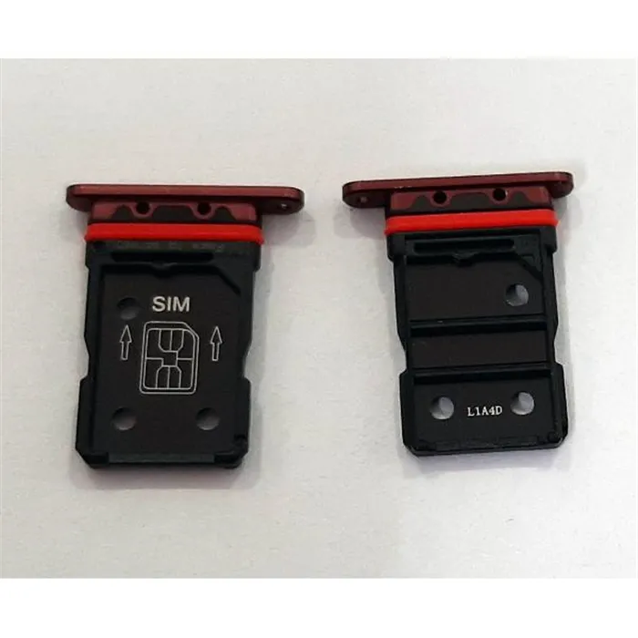 Soporte o bandeja single sim roja para Realme x50 Pro 5G calidad premium