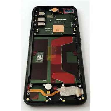 Pantalla lcd para Realme x50 Pro 5G mas tactil negro con marco verde compatible TFT