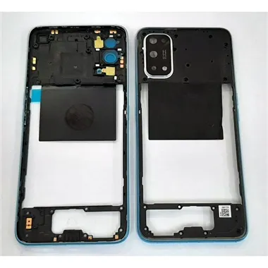 Carcasa central o marco azul para Realme X7 5G calidad premium