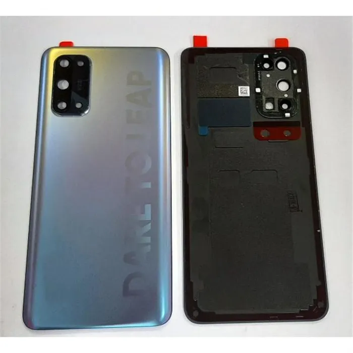Tapa trasera o tapa bateria lila para Realme X7 Pro mas cubierta camara