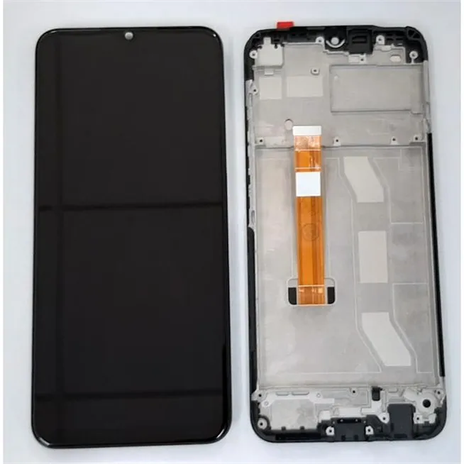 Pantalla lcd para Realme C15 mas tactil negro mas marco negro calidad premium