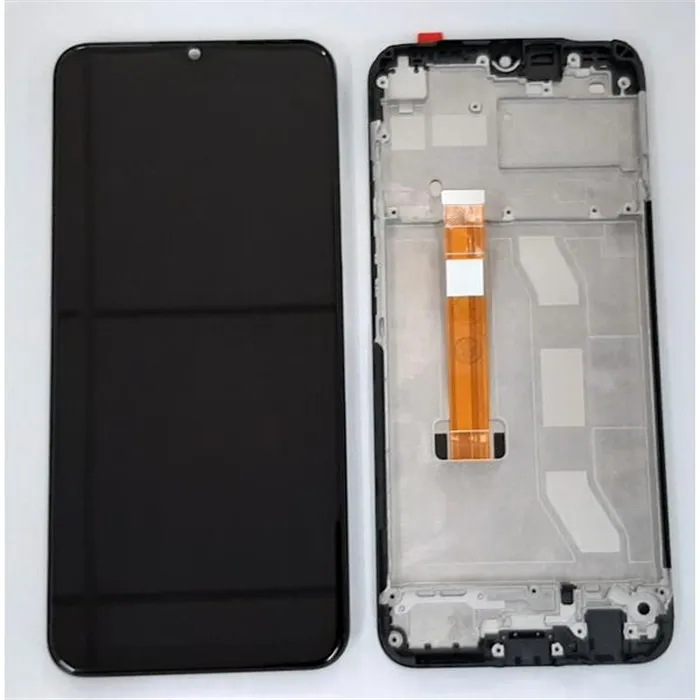 Pantalla lcd para Realme C15 mas tactil negro mas marco negro calidad premium