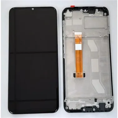 Pantalla lcd para Realme C15 mas tactil negro mas marco negro calidad premium