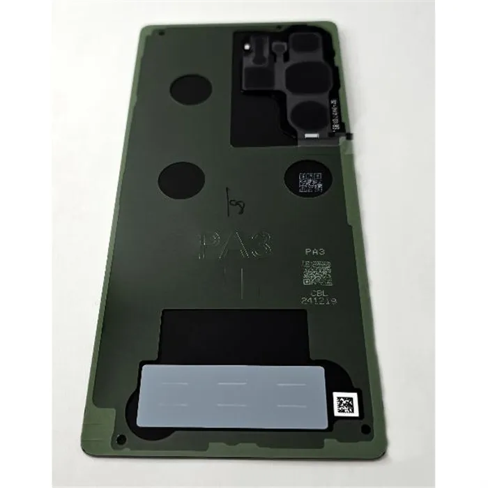 Taapa trasera o tapa bateria blanca Samsung Galaxy S25 Ultra SM-S938B cristal de camara GH82-36353C Service Pack