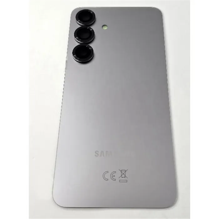 Tapa trasera o tapa bateria plata Samsung Galaxy S25 SM-S931B con cristal de camara GH82-36295A Service Pack