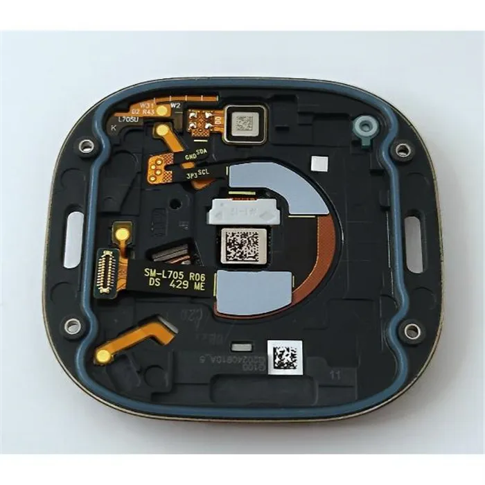 Tapa trasera o tapa bateria gris titanio para Samsung Galaxy Watch Ultra SM-L705F GH82-35162A Service Pack