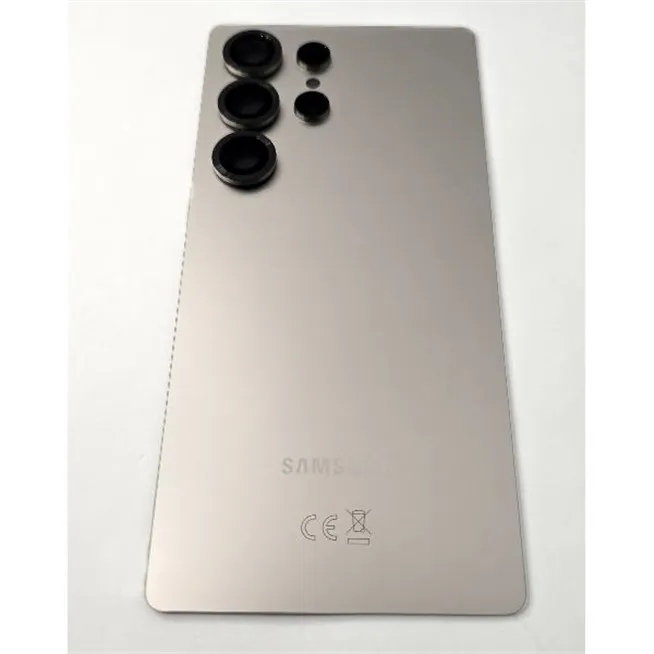 Tapa trasera o tapa bateria gris para Samsung Galaxy S25 Ultra SM-S938B cristal de camara GH82-36353A Service Pack