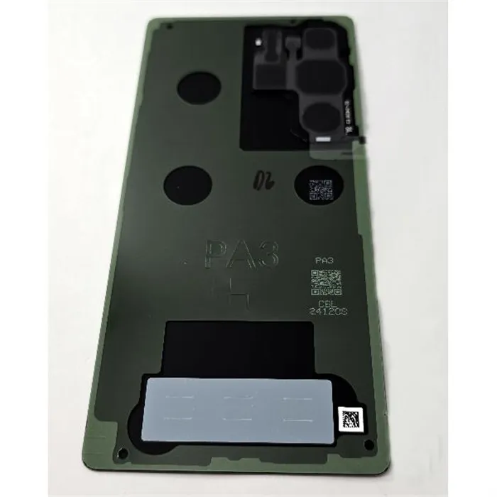 Tapa trasera o tapa bateria gris para Samsung Galaxy S25 Ultra SM-S938B cristal de camara GH82-36353A Service Pack
