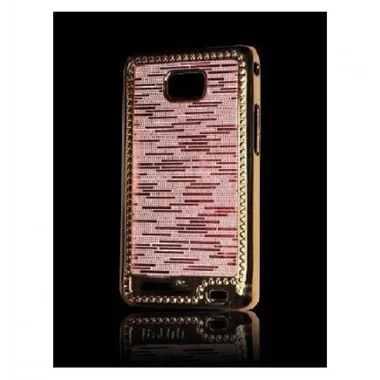 SAE002 Estuche "Haf Case" Samsung I9100 Galaxy S2  Rosa-Dor