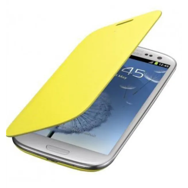 Samsung Galaxy S3 I9300 Flip cover amarilla