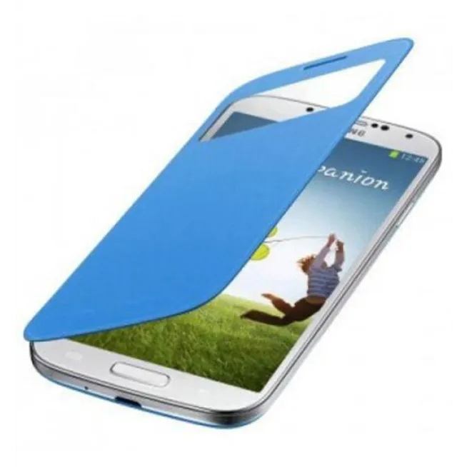 Funda inteligente S-VIEW COVER azul celeste Samsung I9500 I9