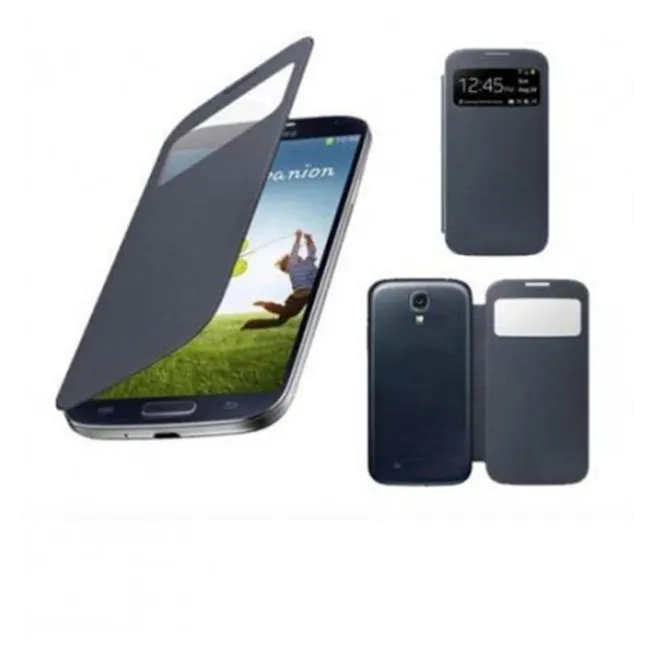 Funda inteligente S-VIEW COVER negra Samsung I9500 I9505, GA