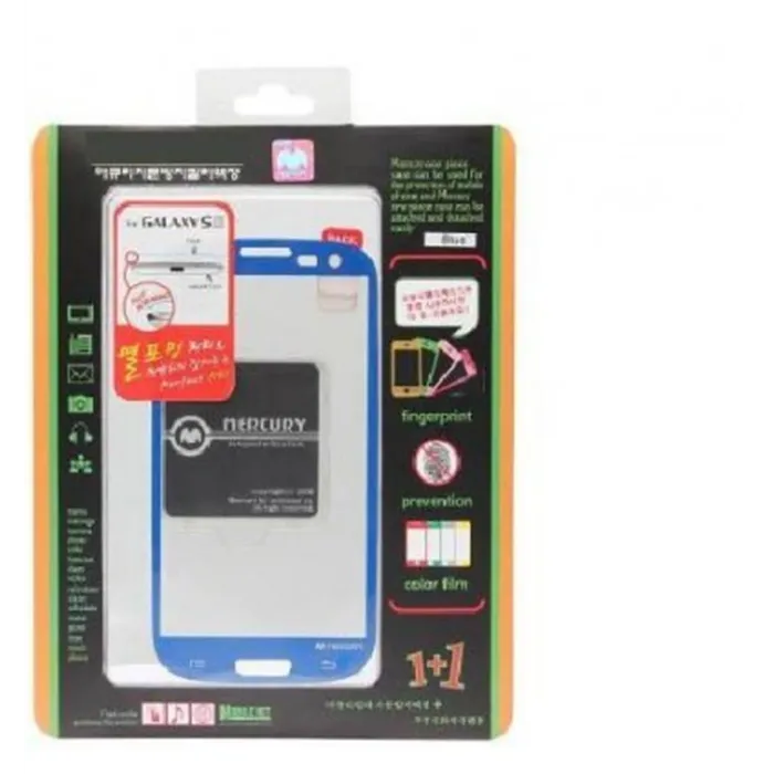 Protector adhesivo Galaxy S3 azul designed by Mercury