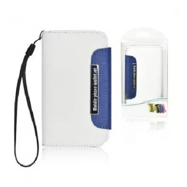 SAF008 Funda cartera Samsung I9100 Galaxy S2 Blanco BOX
