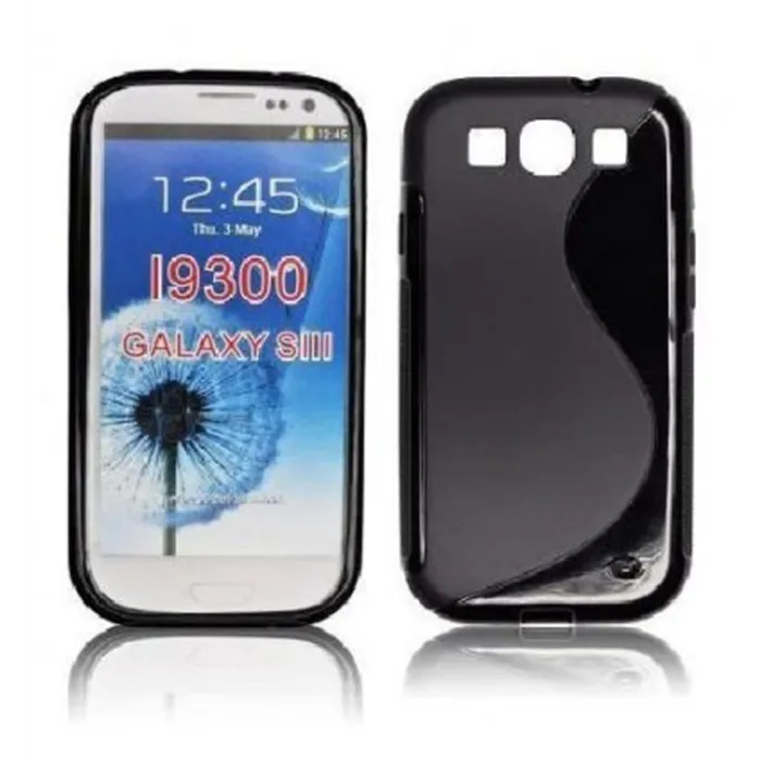 SAE004 Back case S-LINE Samsung I9300 Galaxy S3 Negro