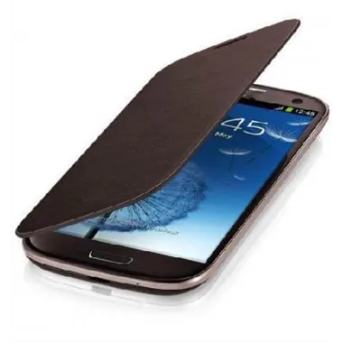 Samsung Galaxy S4 I9500 I9505 Flip cover Marron