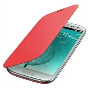 Samsung Galaxy S4 I9500 I9505 Flip cover Roja