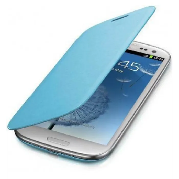 Samsung Galaxy S4 I9500 I9505 Flip cover Azul