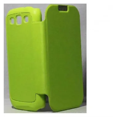 Samsung Galaxy s3 i9300 Techno flip cover verde Premium des