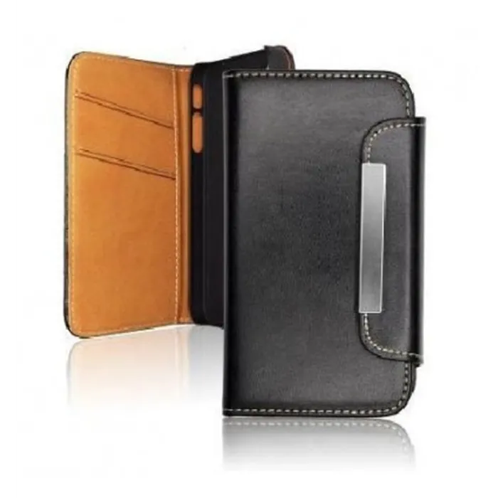 SAF001 Funda cartera piel Samsung I9100 Galaxy S2 Vertical N