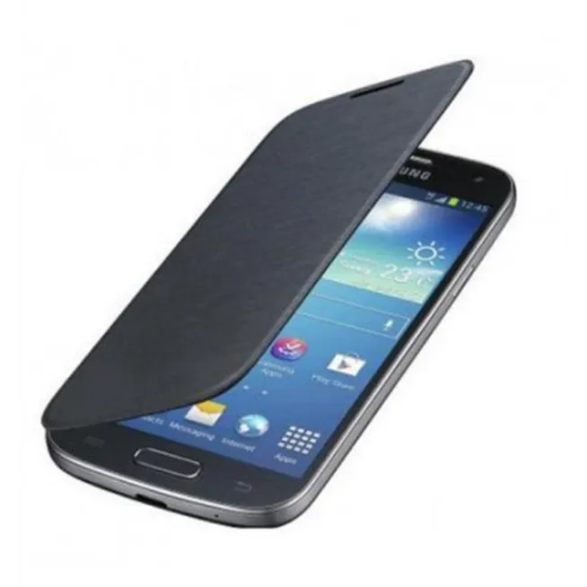 Samsung Galaxy SIV Mini I9190 i9195 Flip cover negra