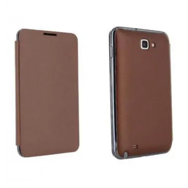 Samsung Galaxy Note N7000 i9220 Flip Cover Marron