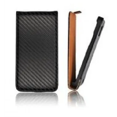 SAF020 Funda Slim Samsung I9300 Galaxy s3 vertical carbono