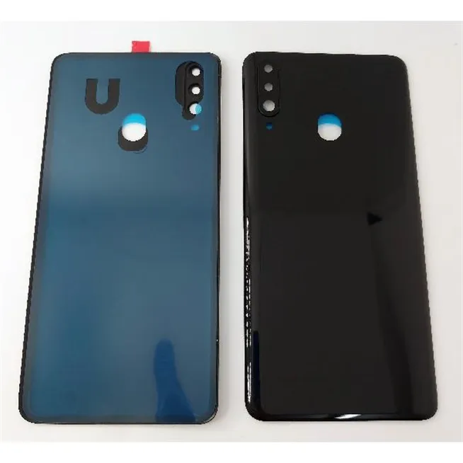 Tapa trasera o tapa bateria negra para Samsung Galaxy A20S A207 con lente de camara