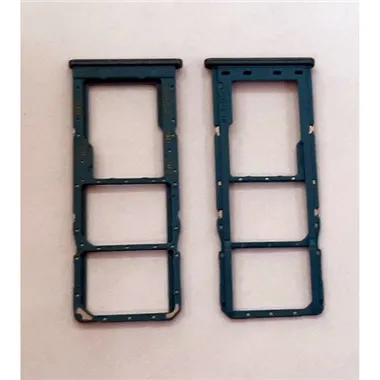Soporte o bandeja dual sim azul claro para Samsung Galaxy A02 A022 calidad premium