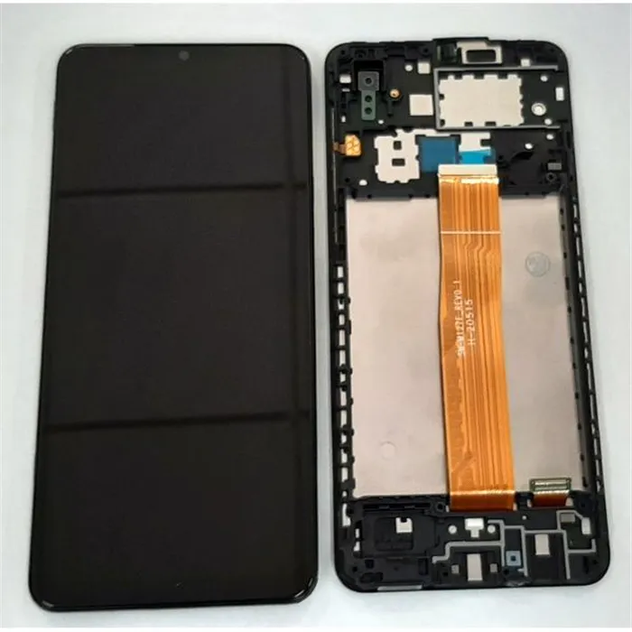 Pantalla lcd para Samsung Galaxy A02 A022 mas tactil negro mas marco negro calidad premium