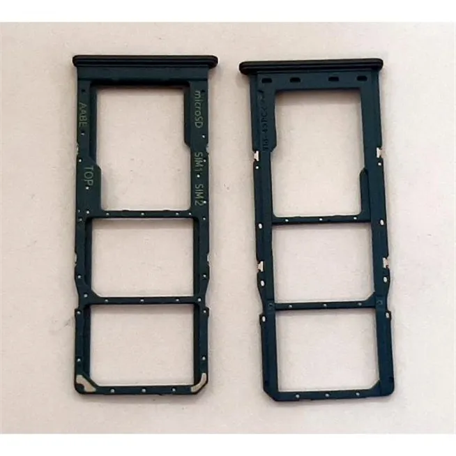 Soporte o bandeja dual sim azul para Samsung Galaxy A02 A022 calidad premium