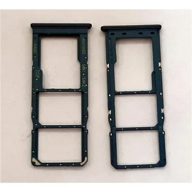Soporte o bandeja dual sim azul para Samsung Galaxy A02 A022 calidad premium
