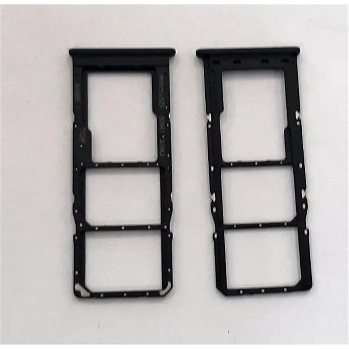 Soporte o bandeja dual sim negra para Samsung Galaxy A02 A022 calidad premium