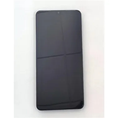 Pantalla lcd para Samsung Galaxy A02 A022 GH82-25249A GH82-25250A mas tactil negro mas marco negro Service Pack
