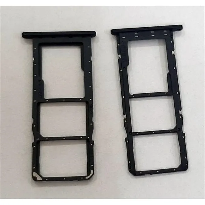 Soporte o bandeja dual sim azul para Samsung Galaxy A02S SM-A025F calidad premium SM-A025F/DS SM-A025G SM-A025G/DS