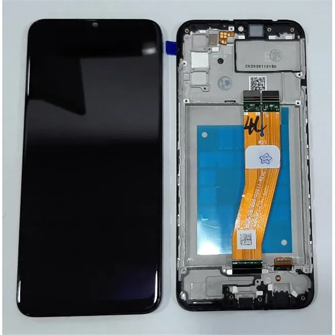 Pantalla lcd para Samsung Galaxy A02S SM-A025F 160mm mas tactil negro mas marco negro calidad premium SM-A025F/DS