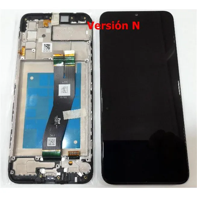 Pantalla lcd para Samsung Galaxy A02S SM-A025G GH81-20181A 163MM mas tactil negro mas marco negro Service Pack SM-A