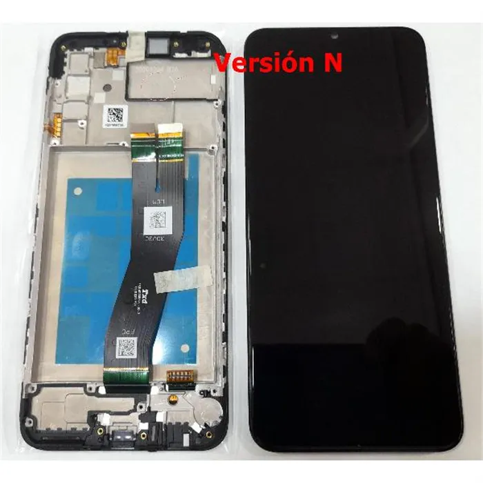 Pantalla lcd para Samsung Galaxy A02S SM-A025G GH81-20181A 163MM mas tactil negro mas marco negro Service Pack SM-A