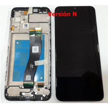 Pantalla lcd para Samsung Galaxy A02S SM-A025G GH81-20181A 163MM mas tactil negro mas marco negro Service Pack SM-A