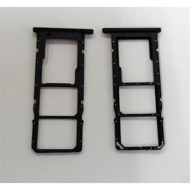 Soporte o bandeja dual sim negra para Samsung Galaxy A03s 2021 A037G calidad premium