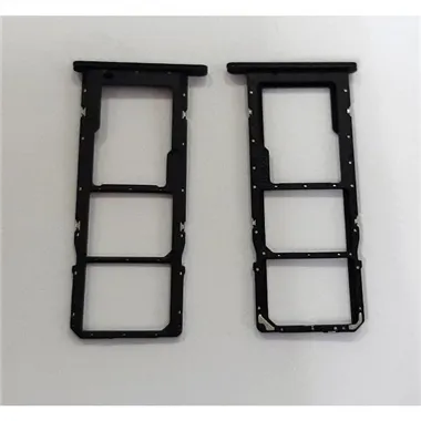 Soporte o bandeja dual sim negra para Samsung Galaxy A03s 2021 A037G calidad premium